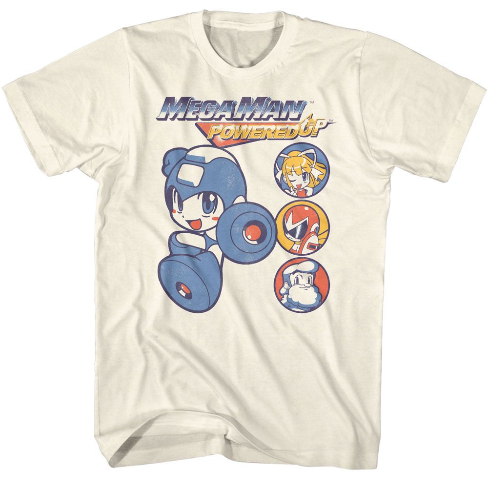 MEGA MAN Brave T-Shirt, Crew Circles