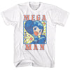 MEGA MAN Eye-Catching T-Shirt, Square And Stars