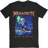 MEGADETH Attractive T-Shirt, Rust in Peace Track List