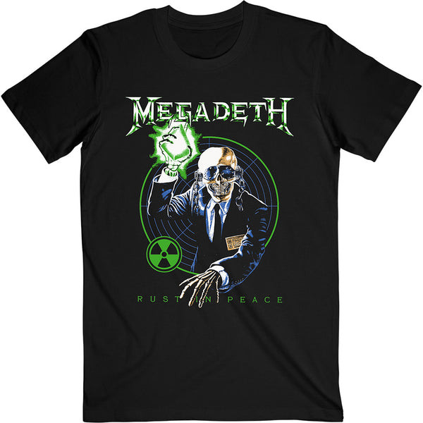 MEGADETH Attractive T-Shirt, Vic Target Rust in Peace Anniversary