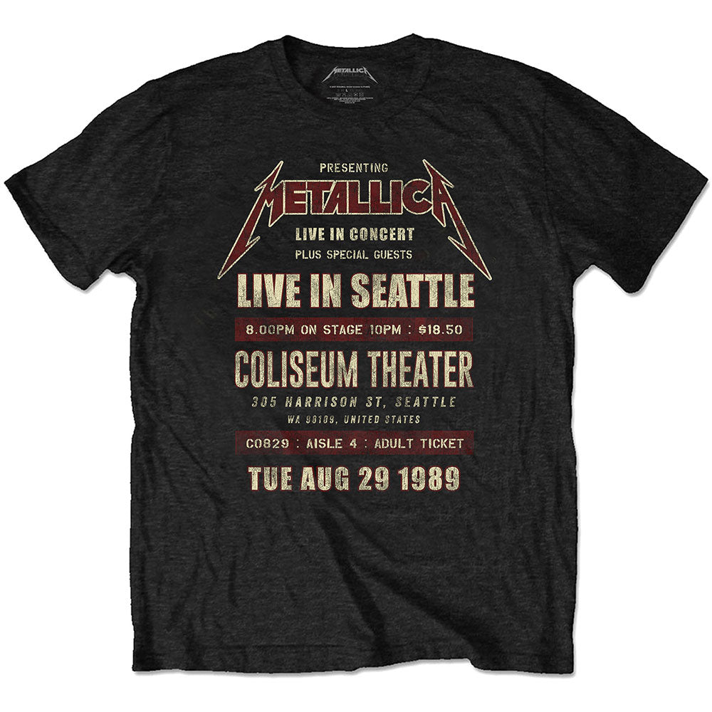 METALLICA Attractive T-Shirt, Seattle &