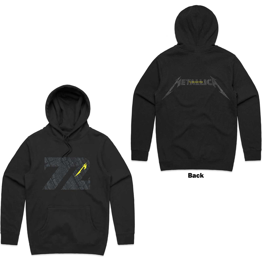 METALLICA Attractive Hoodie,72 Seasons Charred Logo