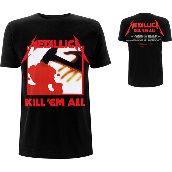 METALLICA  Attractive T-Shirt,Kill 'em All Tracks