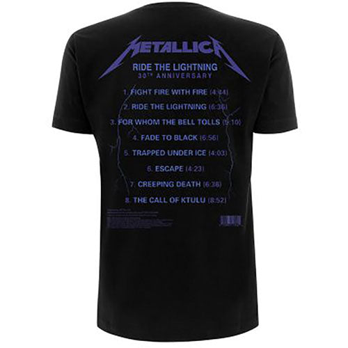 METALLICA Attractive T-Shirt, Ride the Lightning Tracks