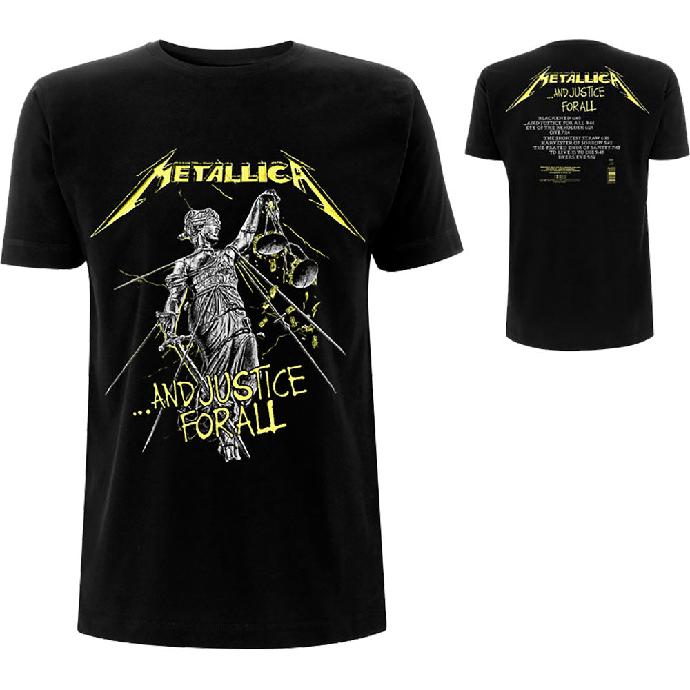 METALLICA Attractive T-Shirt, and Justice for All Tracks