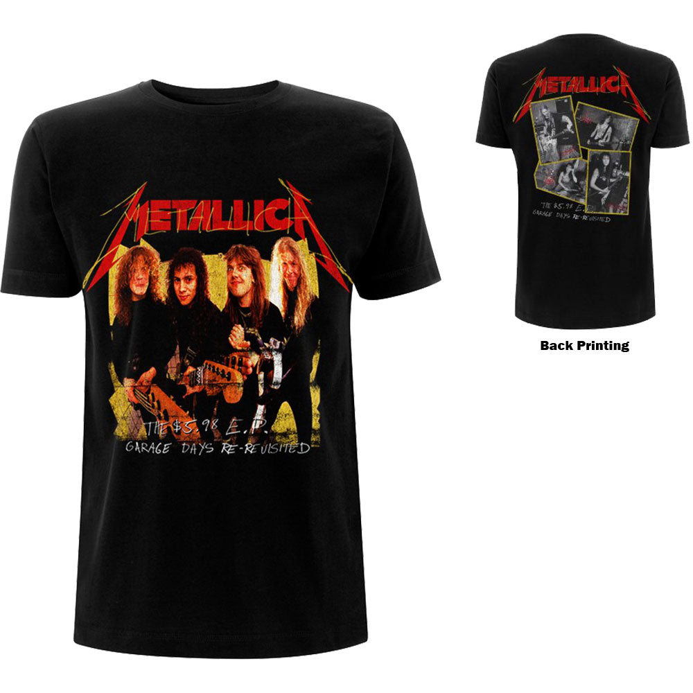 METALLICA Attractive T-Shirt, Garage Photo Yellow