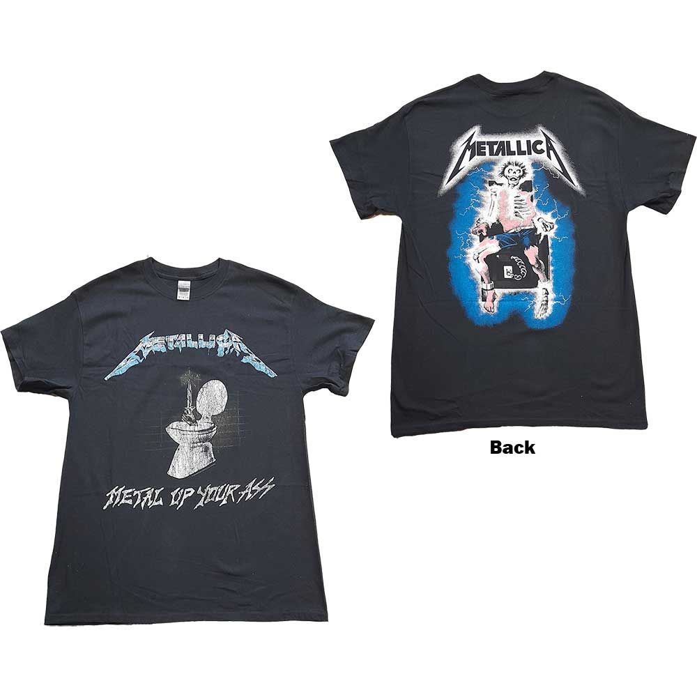 METALLICA Attractive T-Shirt, Metal Up Your Ass