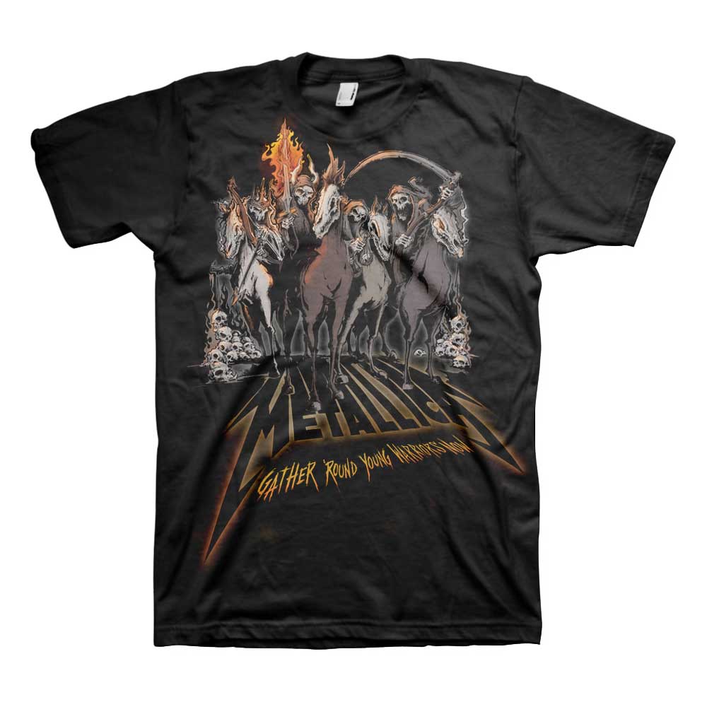 METALLICA Attractive T-Shirt, 40th Anniversary Horsemen