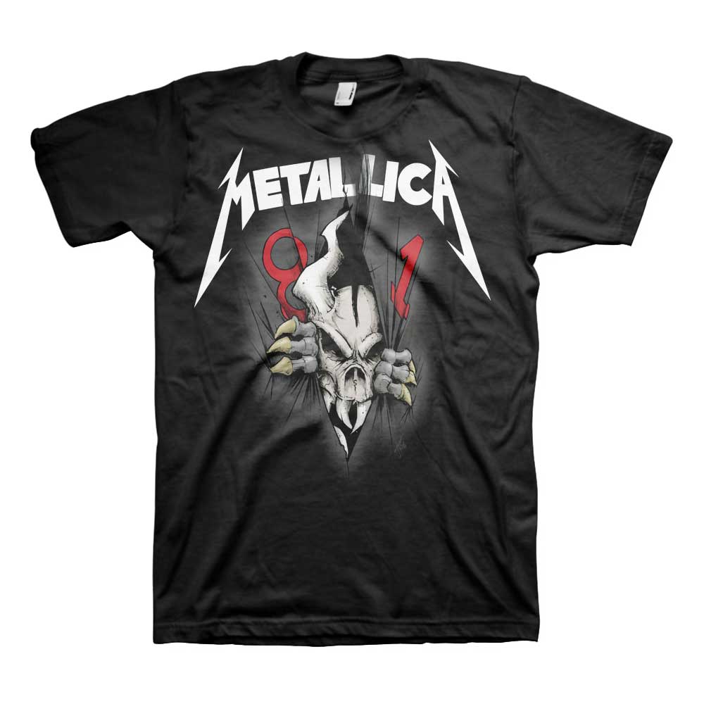 METALLICA Attractive T-Shirt, 40th Anniversary Ripper