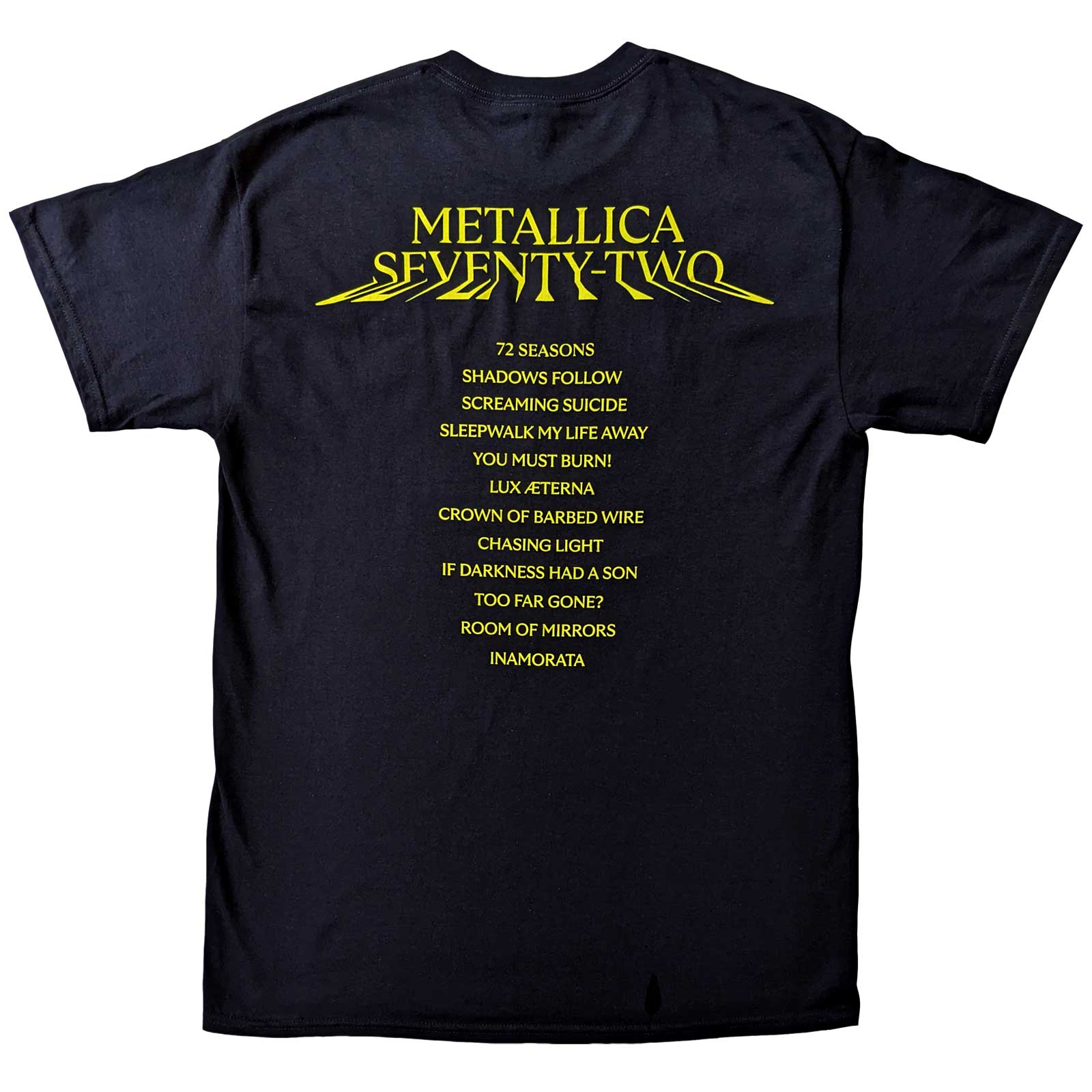 METALLICA Attractive T-shirt, 72 Seasons Squared Cover