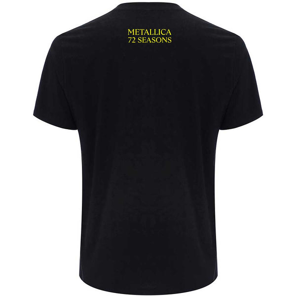METALLICA Attractive T-shirt, 72 Seasons Burnt Vinyl