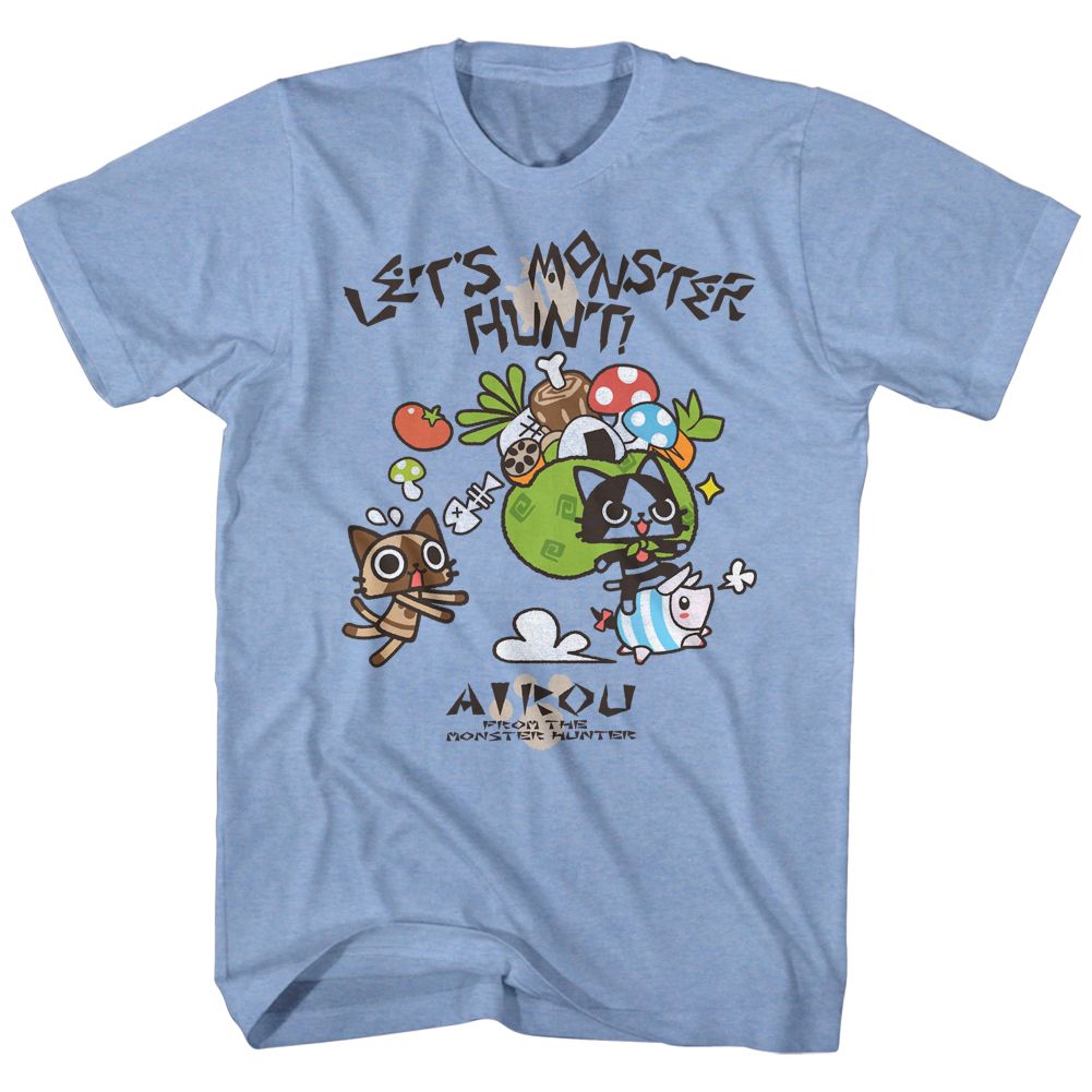 MONSTER HUNTER Brave T-Shirt, Airou Hunter