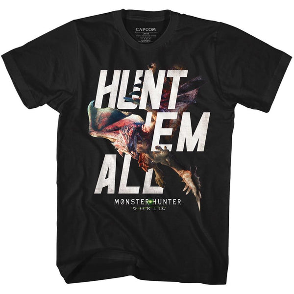 MONSTER HUNTER Brave T-Shirt, Hunt Em All