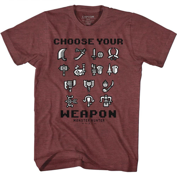 MONSTER HUNTER Brave T-Shirt, Choose Your Weapon