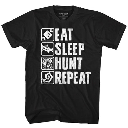 MONSTER HUNTER Brave T-Shirt, Hunt Repeat