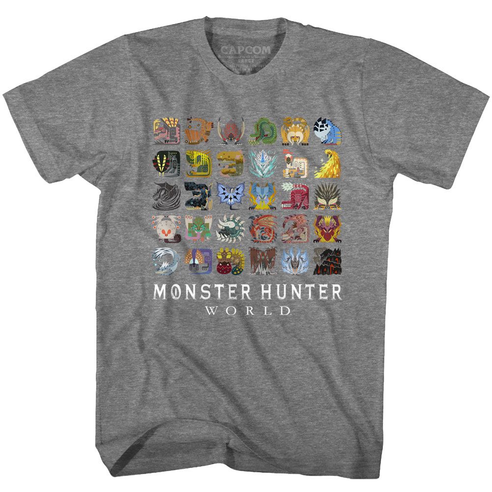 MONSTER HUNTER Brave T-Shirt, Mhw Icons