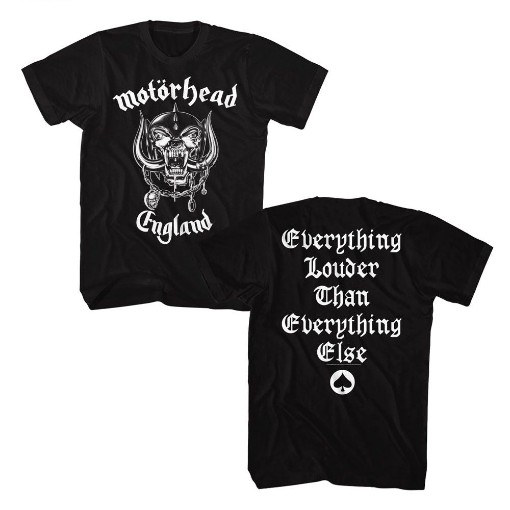 MOTORHEAD Eye-Catching T-Shirt, Everything Louder