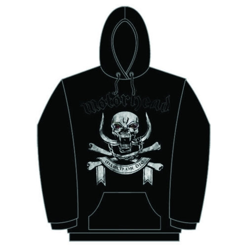 MOTORHEAD Attractive Hoodie, March Or Die