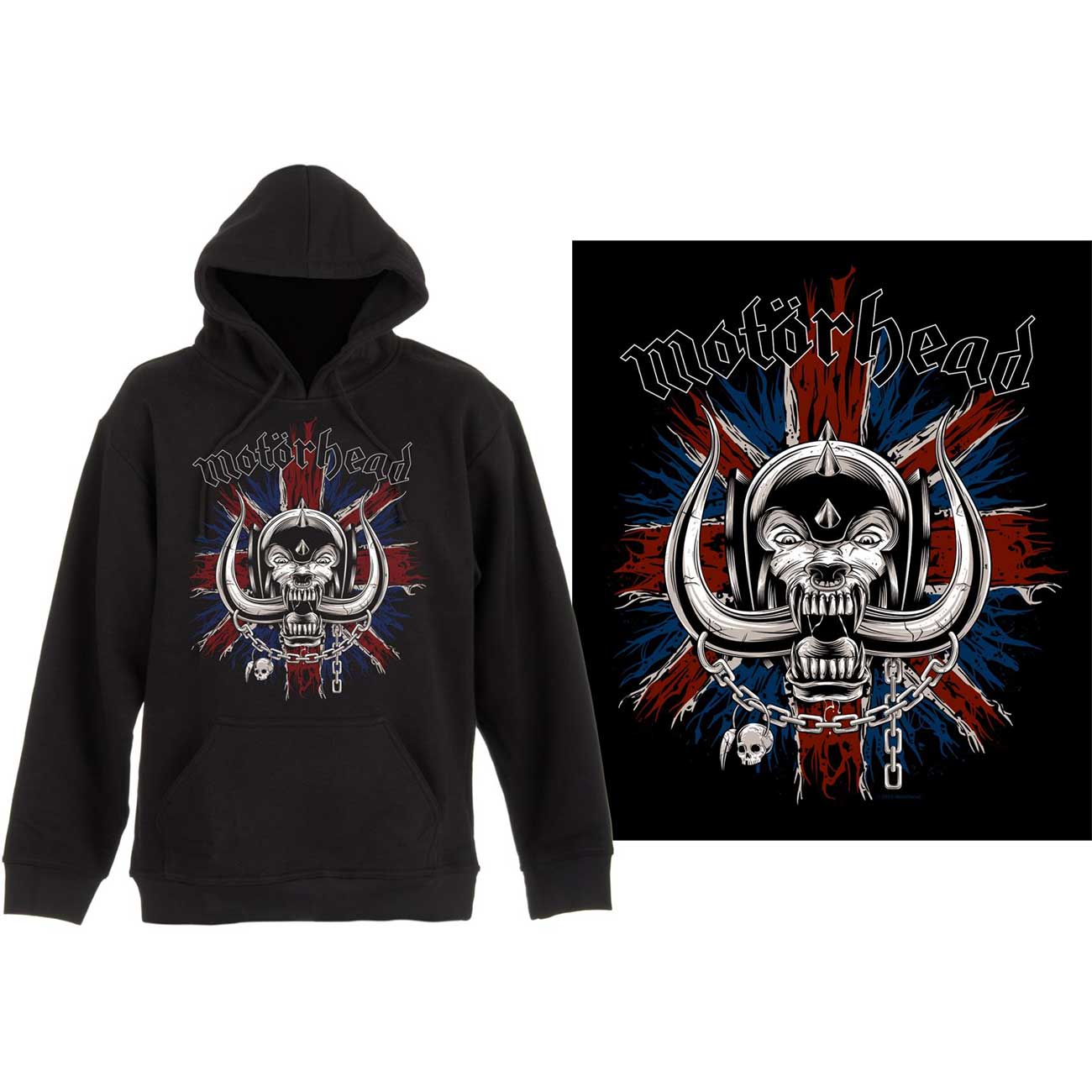 MOTORHEAD Attractive Hoodie, British Warpig