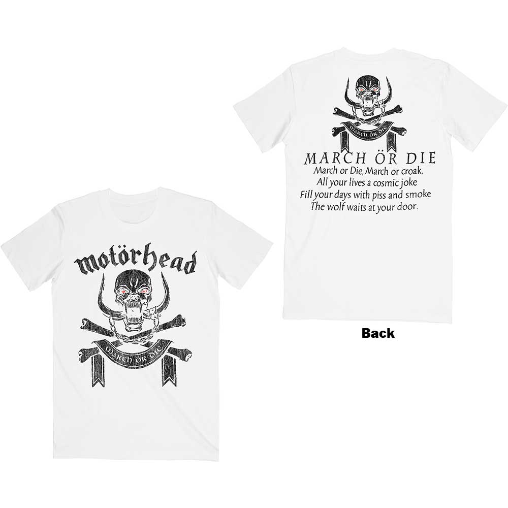 MOTORHEAD Attractive T-Shirt, March or Die