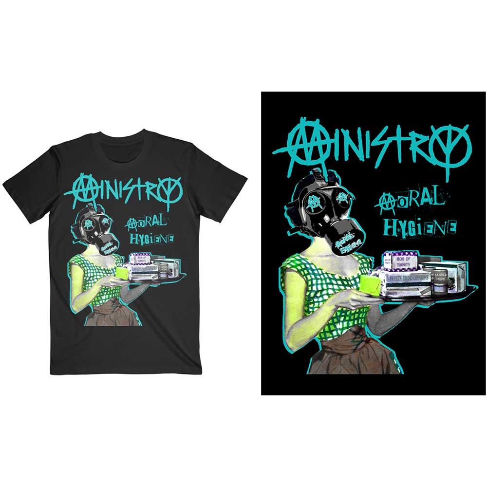 MINISTRY Attractive T-Shirt, Moral Hygiene Gasmask