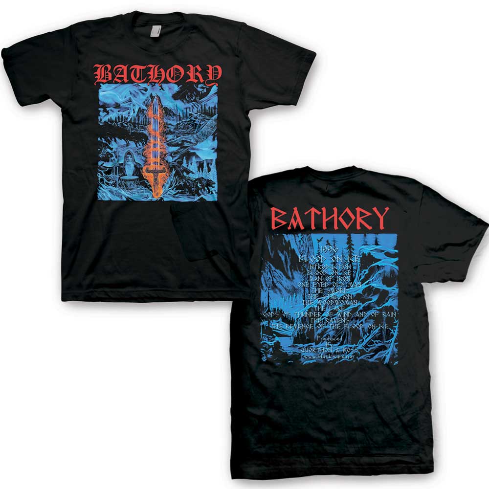 BATHORY Powerful T-Shirt, Blood On Ice