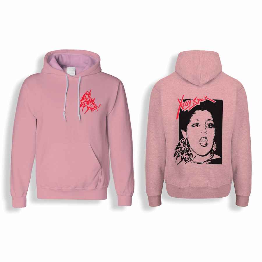 X-RAY SPEX Powerful Hoodie, Bondage Pink