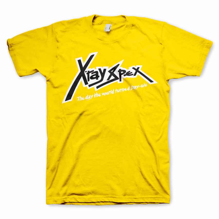 X-RAY SPEX Powerful T-Shirt, Xrs Logo Yellow