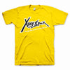 X-RAY SPEX Powerful T-Shirt, Xrs Logo Yellow