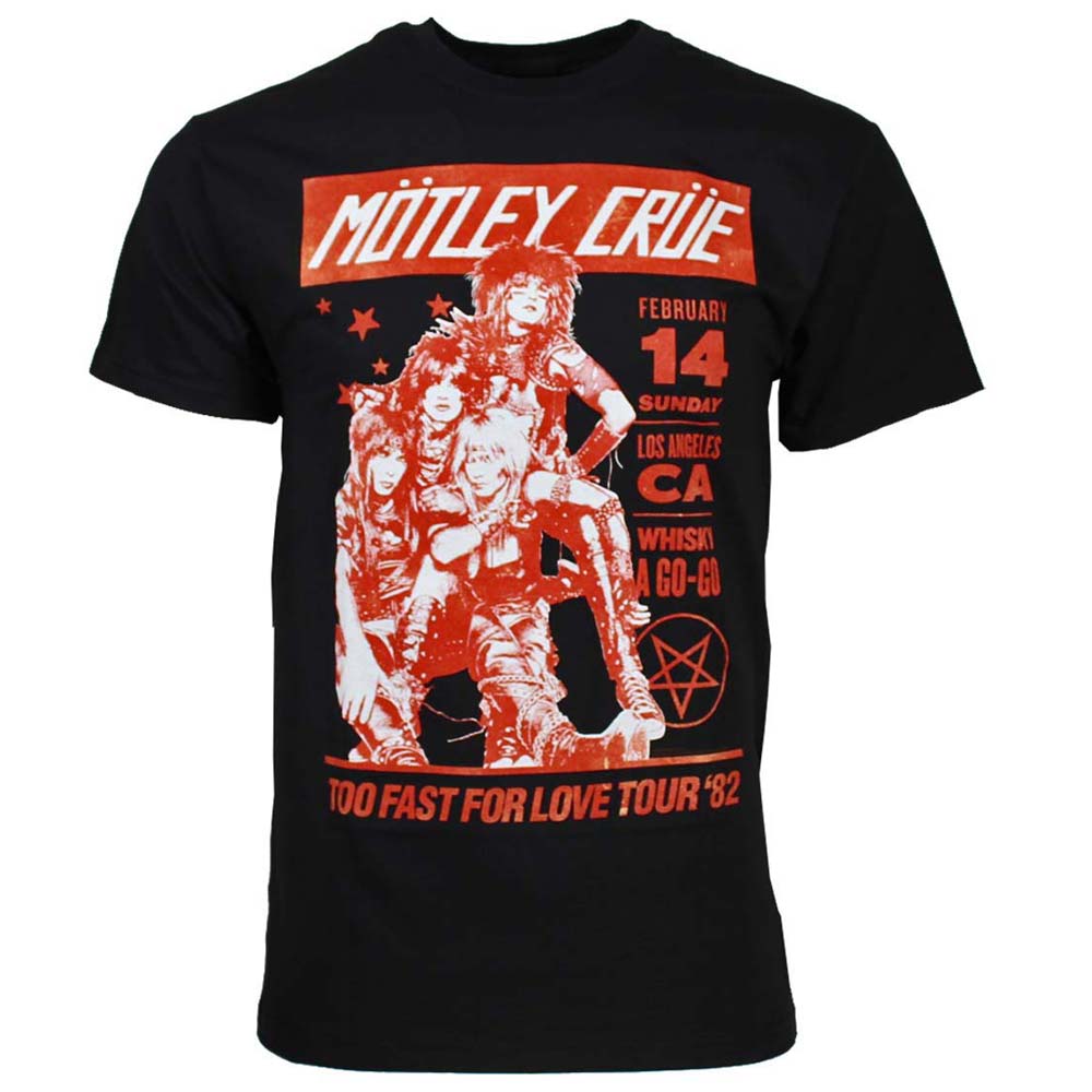 MOTLEY CRUE Top Tier T-Shirt, Whisky A Go Go