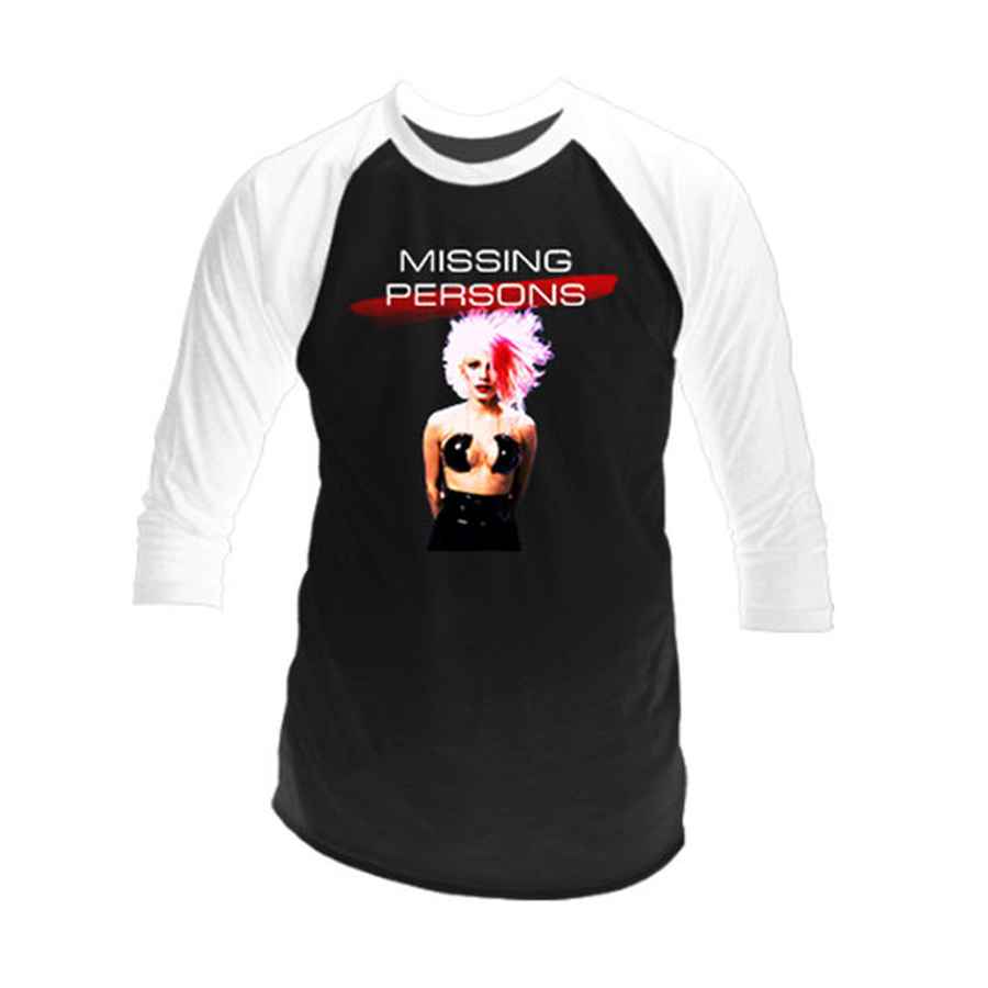 MISSING PERSONS Powerful Raglan, Dale Black Raglan