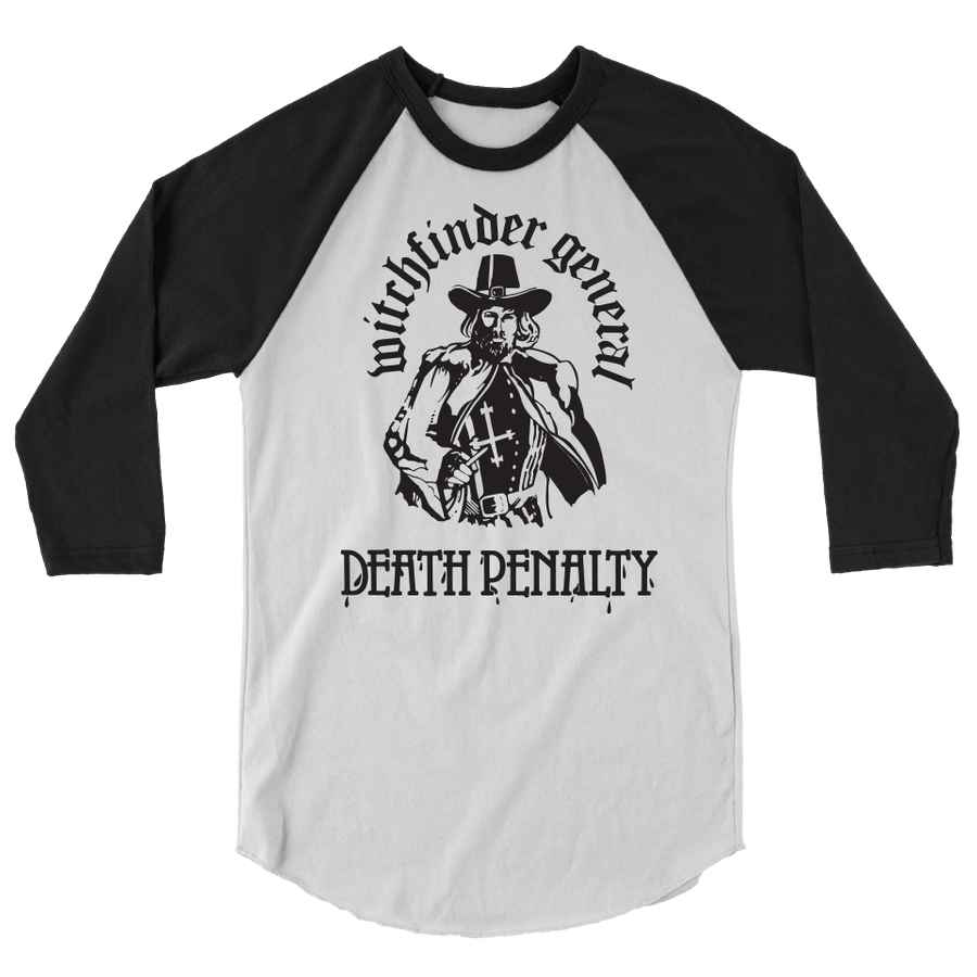 WITCHFINDER GENERAL Powerful Raglan, Matthew Hopkins