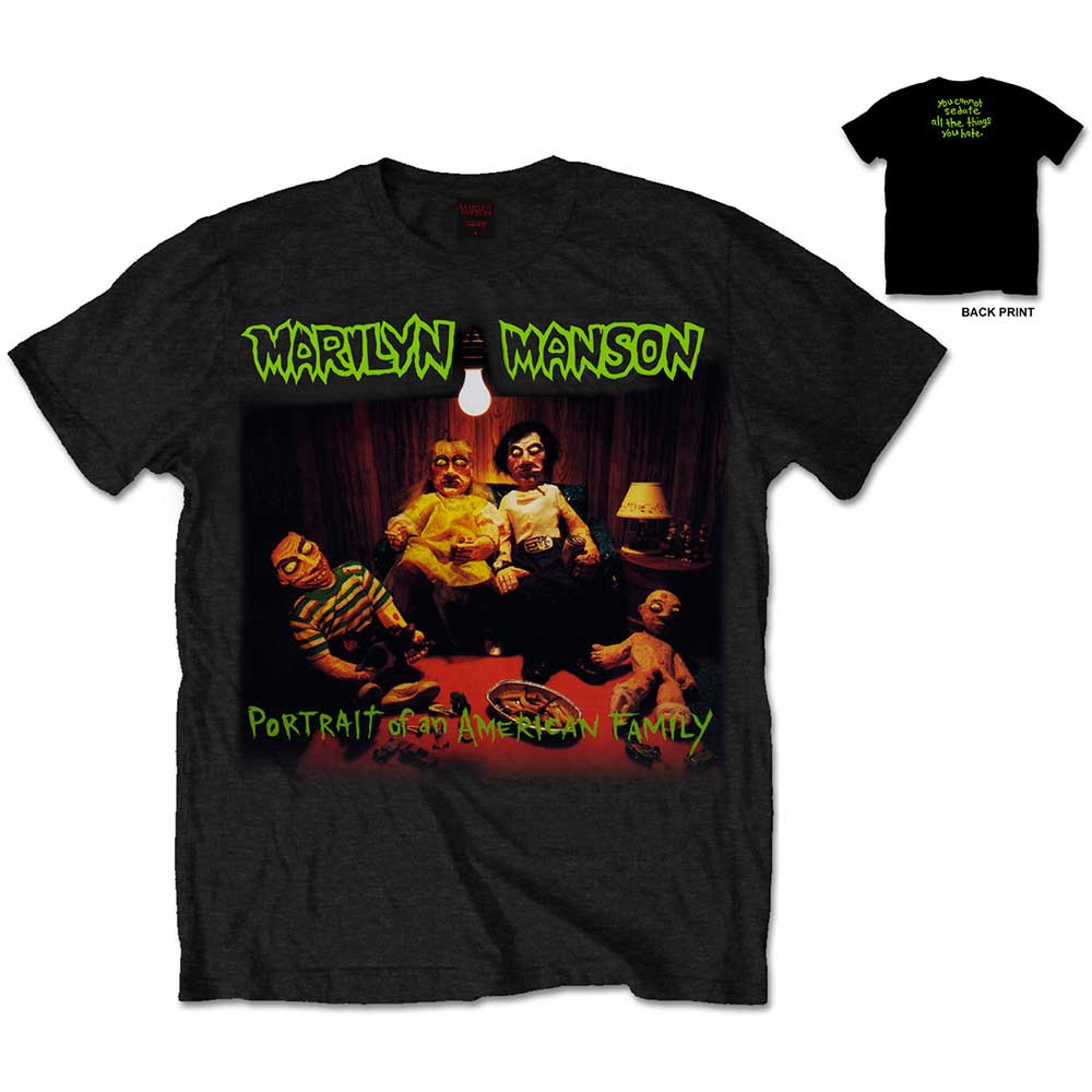 MARILYN MANSON Attractive T-Shirt, American Family