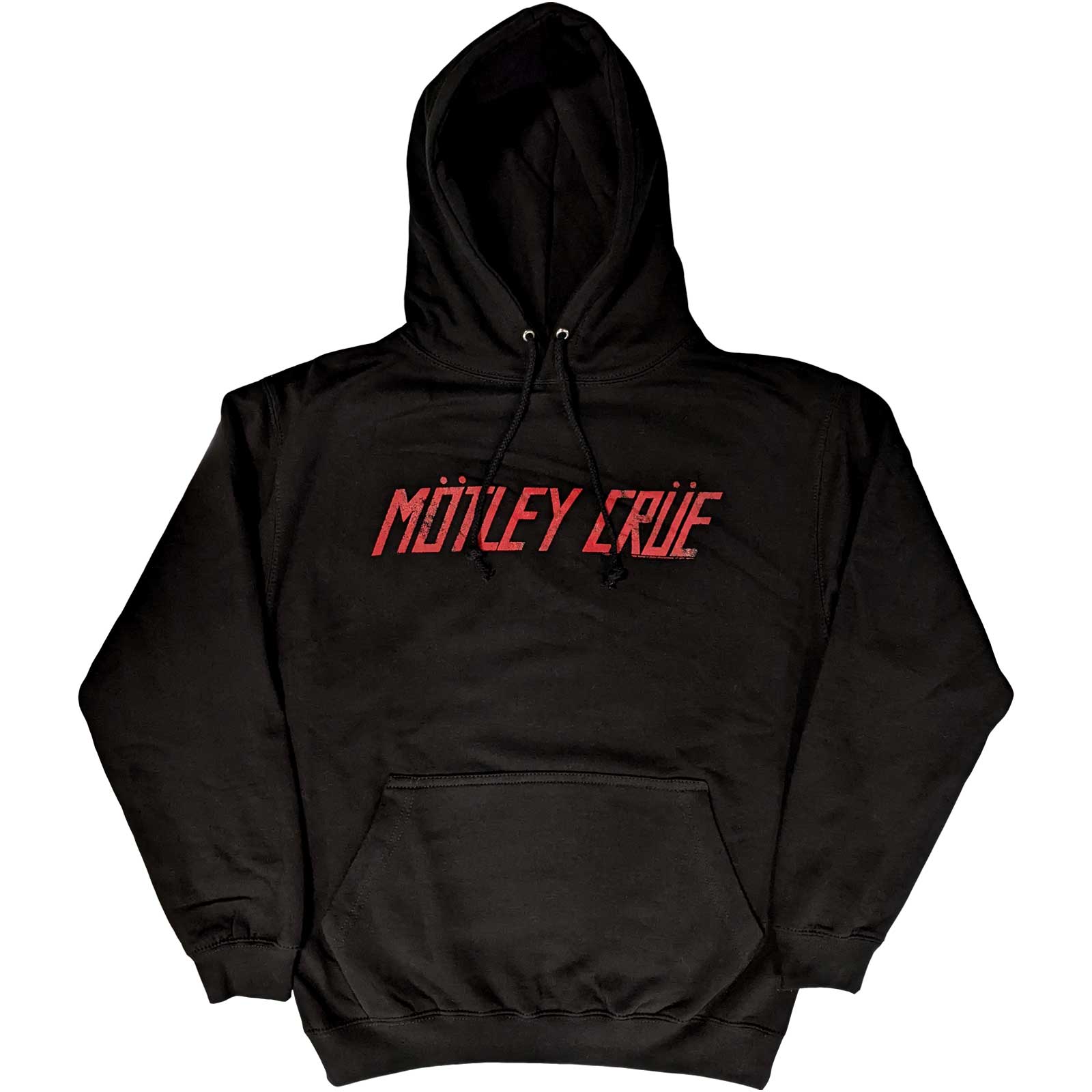 MOTLEY CRUE Attractive Hoodie, Distressed Logo