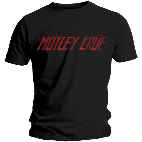 MOTLEY CRUE Attractive T-Shirt, Distressed Logo
