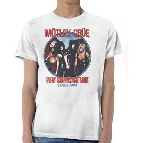 MOTLEY CRUE Attractive T-Shirt, Every Mothers Nightmare