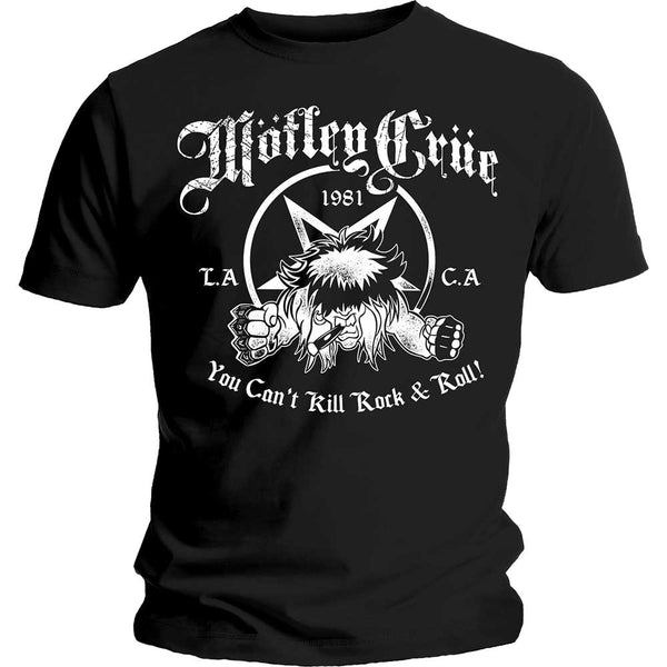 MOTLEY CRUE Attractive T-Shirt, You Can't Kill Rock & Roll
