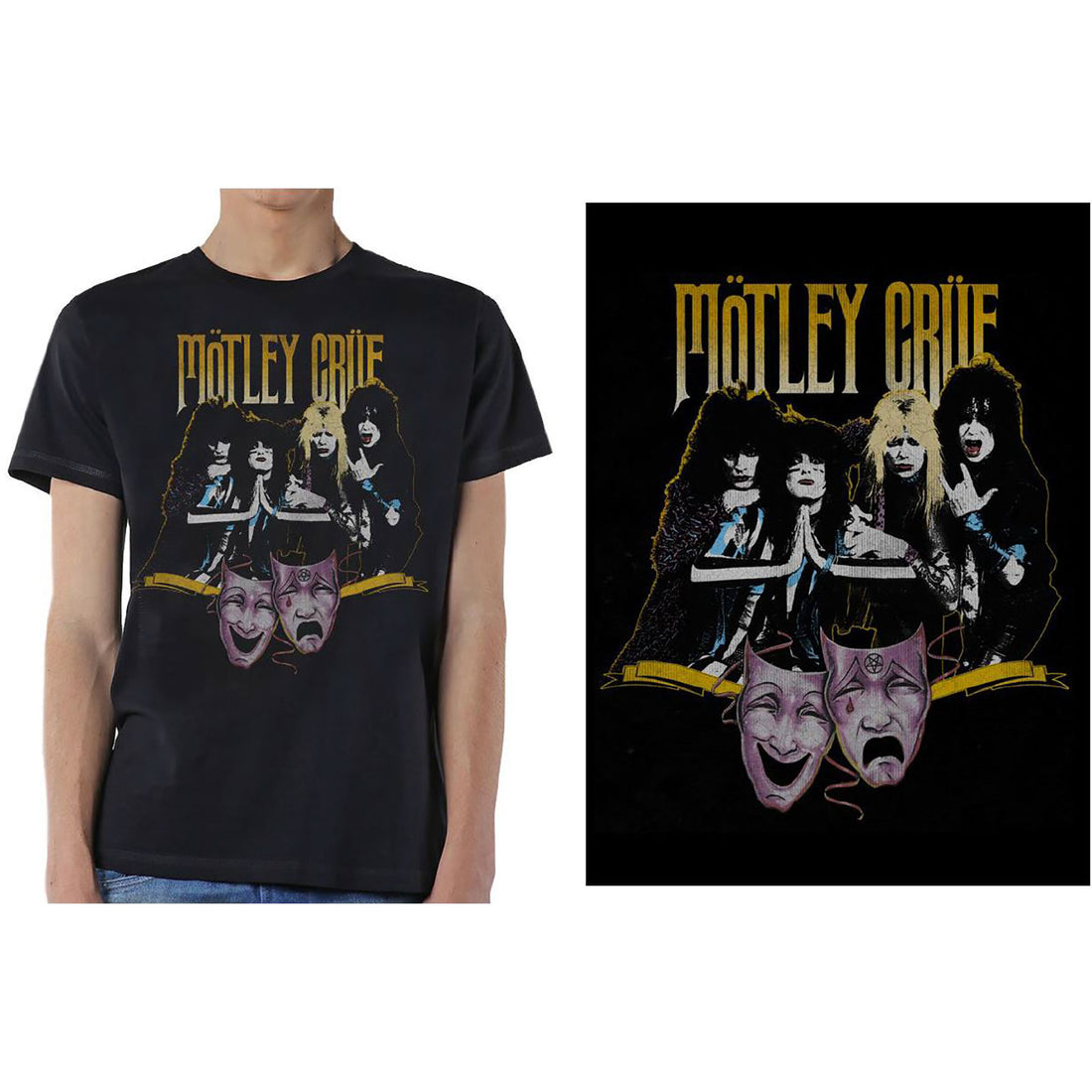 MOTLEY CRUE Attractive T-Shirt, Theatre Vintage