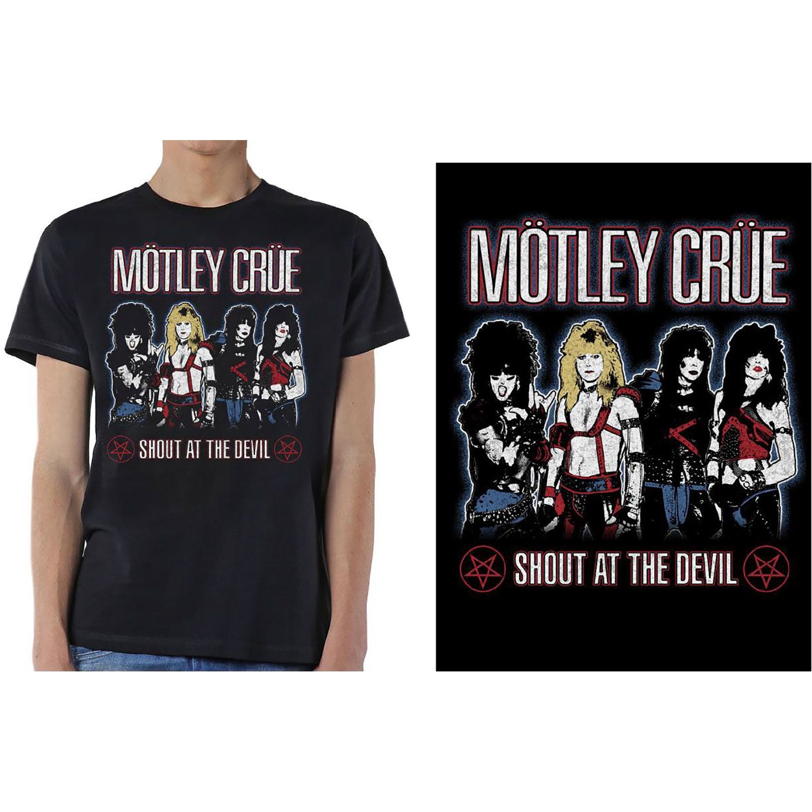 MOTLEY CRUE Attractive T-Shirt, Shout At The Devil