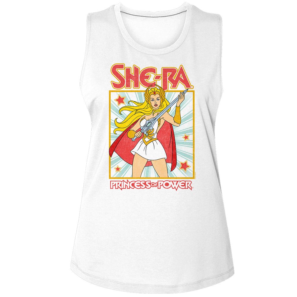 MASTERS OF THE UNIVERSE Tank Top, She Ra Square