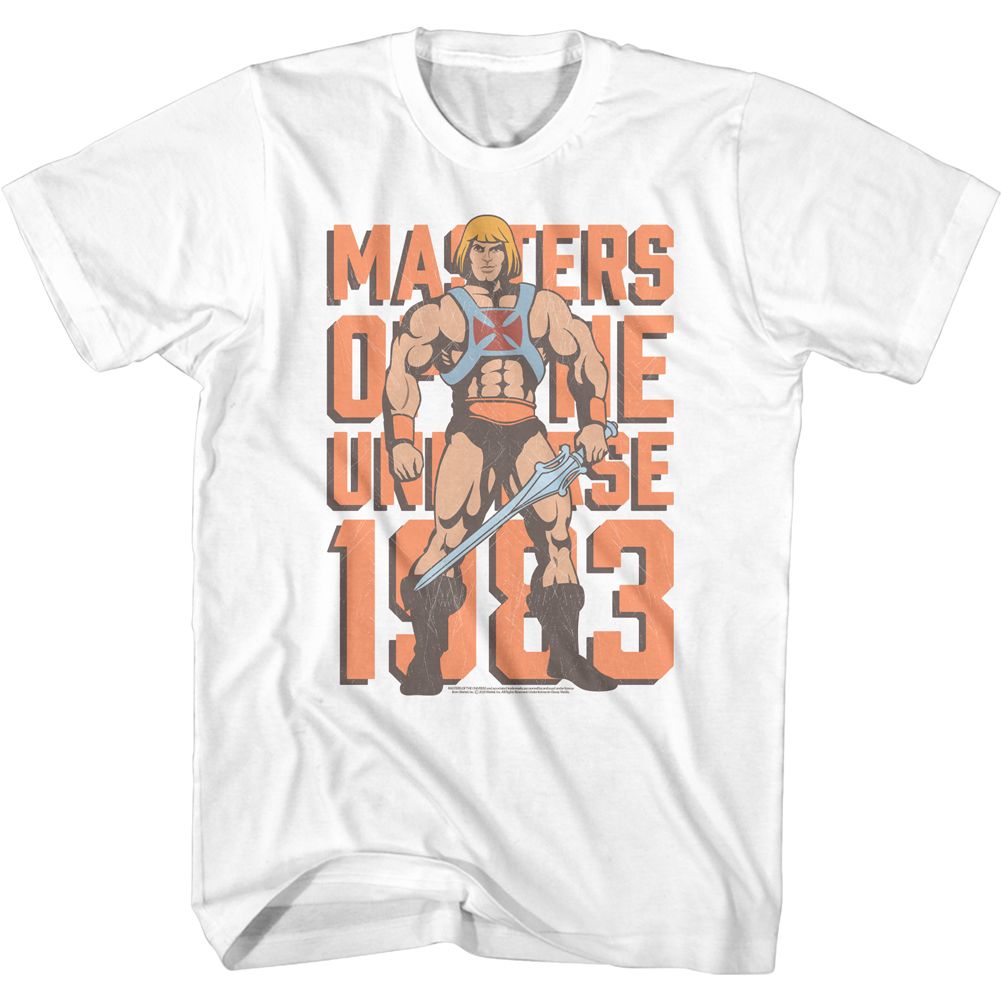 MASTERS OF THE UNIVERSE Famous T-Shirt, M.O.T.U. 1983