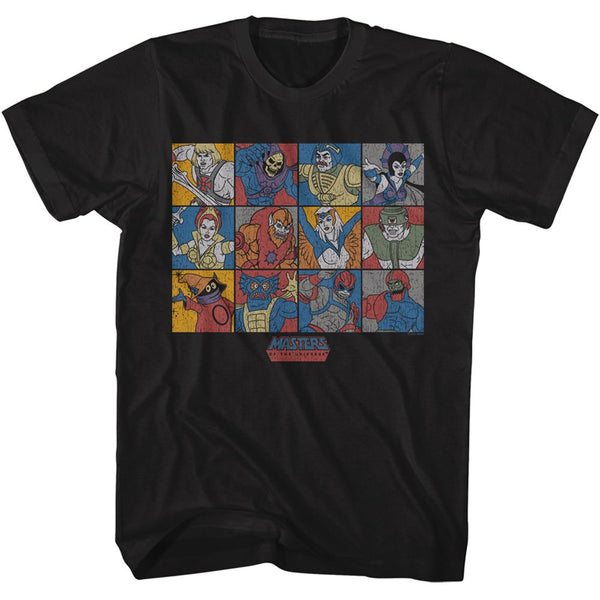 MASTERS OF THE UNIVERSE Famous T-Shirt, Character Blocks