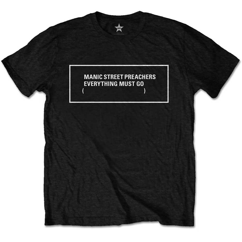 MANIC STREET PREACHERS Attractive T-Shirt, Everything Must Go Monochrome