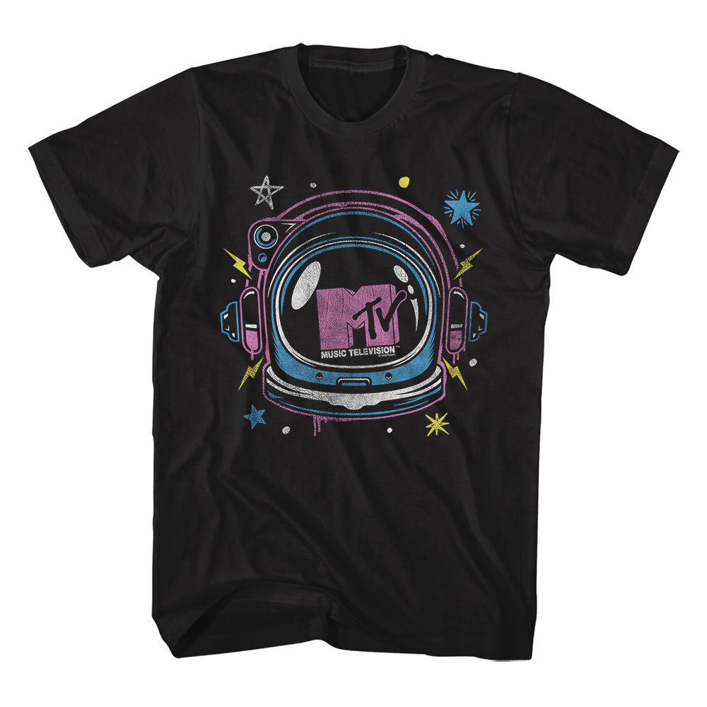 MTV Eye-Catching T-Shirt, Space Helmet