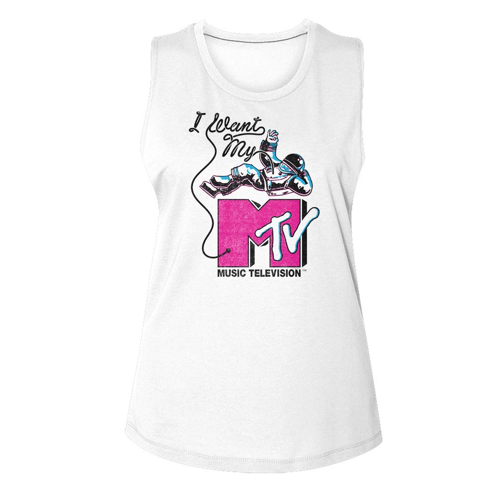 MTV Eye-Catching Tank Top, I Want My Astronaut