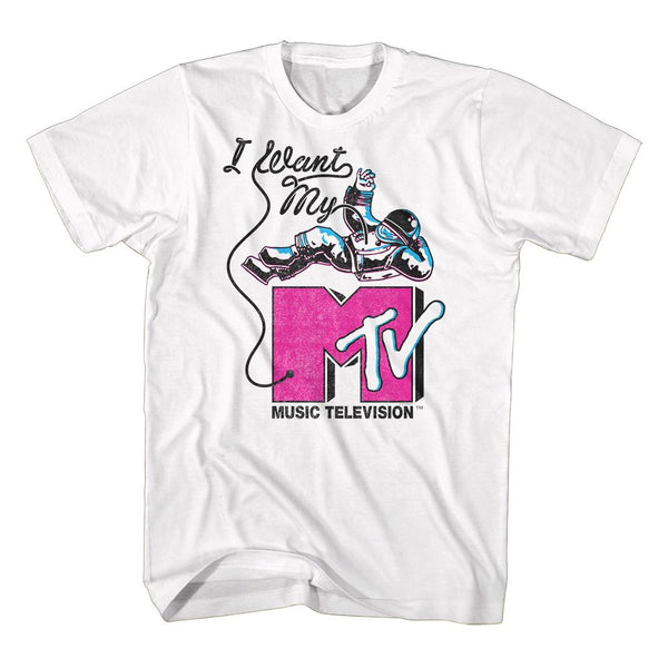 MTV Eye-Catching T-Shirt, I Want My Astronaut