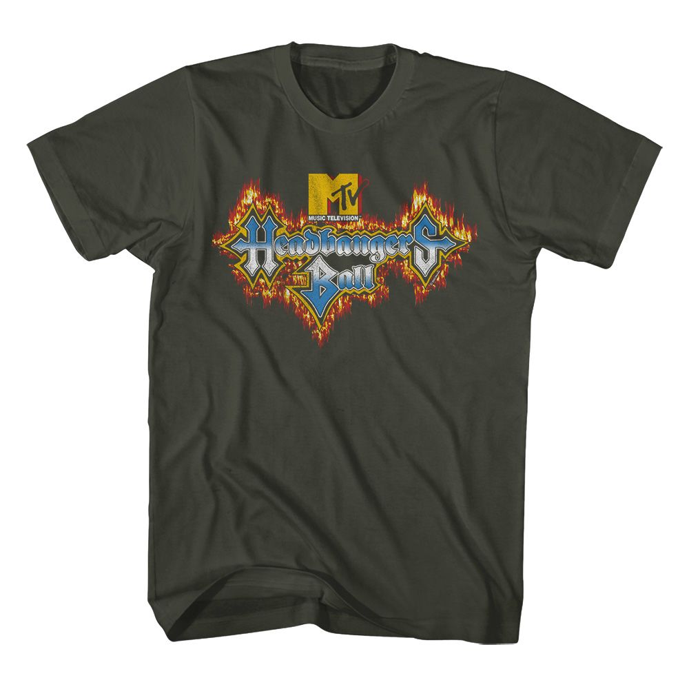 MTV Eye-Catching T-Shirt, Headbangers Fire Logo