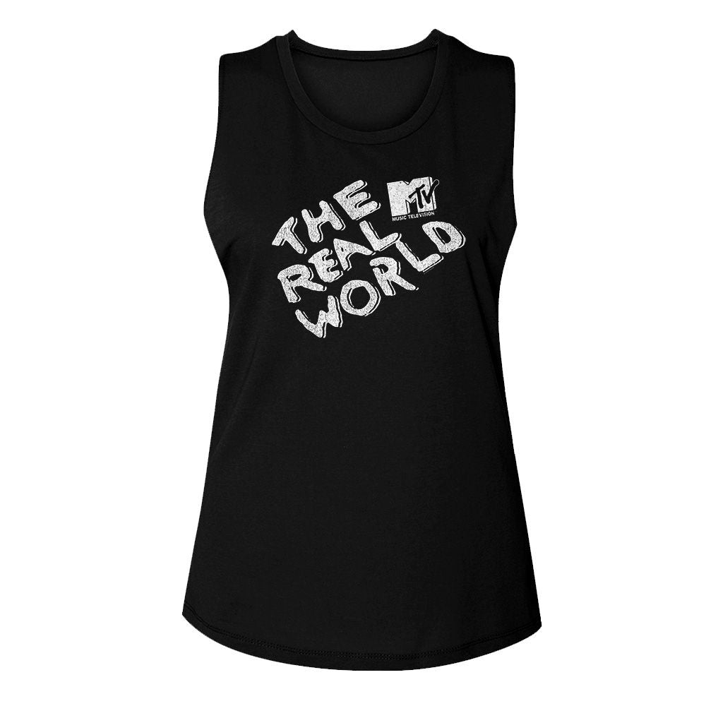 MTV Eye-Catching Tank Top, The Real World Logo