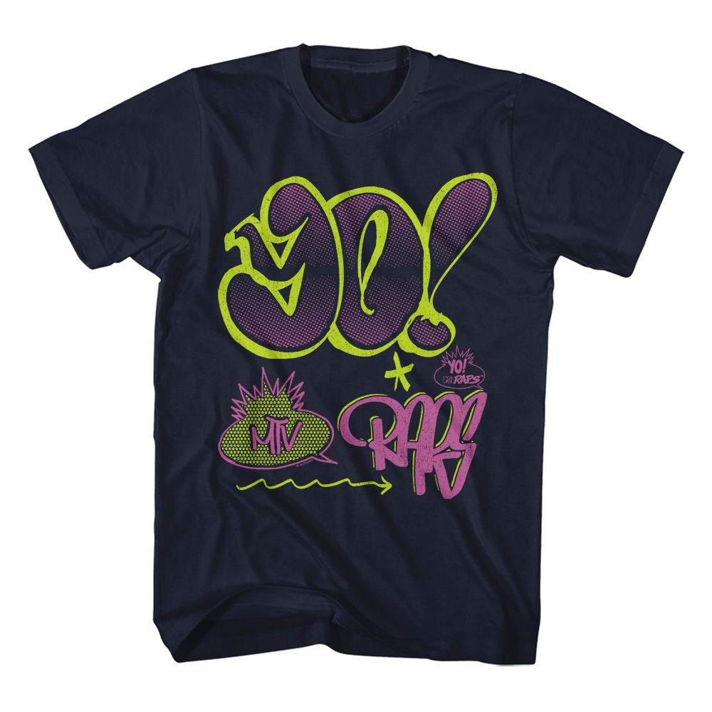 MTV Eye-Catching T-Shirt, YO Graphiti