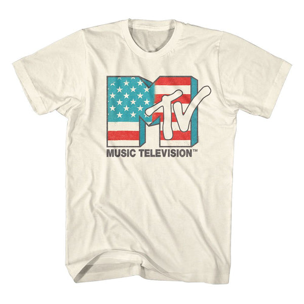 MTV Eye-Catching T-Shirt, American Flag
